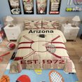 thumbnail image 1 of Ice Hockey Themed Comforter, Ice Hockey Fans Bedding Set,Ice Hockey Lovers Comforter Sets,Winter Sports Duvet Insert with 1 Pillowcase Soft,Beige Red(Arizona), 1 of 7