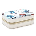 thumbnail image 1 of Ice Hockey Velvet Portable Bracelet Holder with Removable Compartment - Storage Box, Jewelry Box, and Jewelry Stand - Gift, 1 of 7
