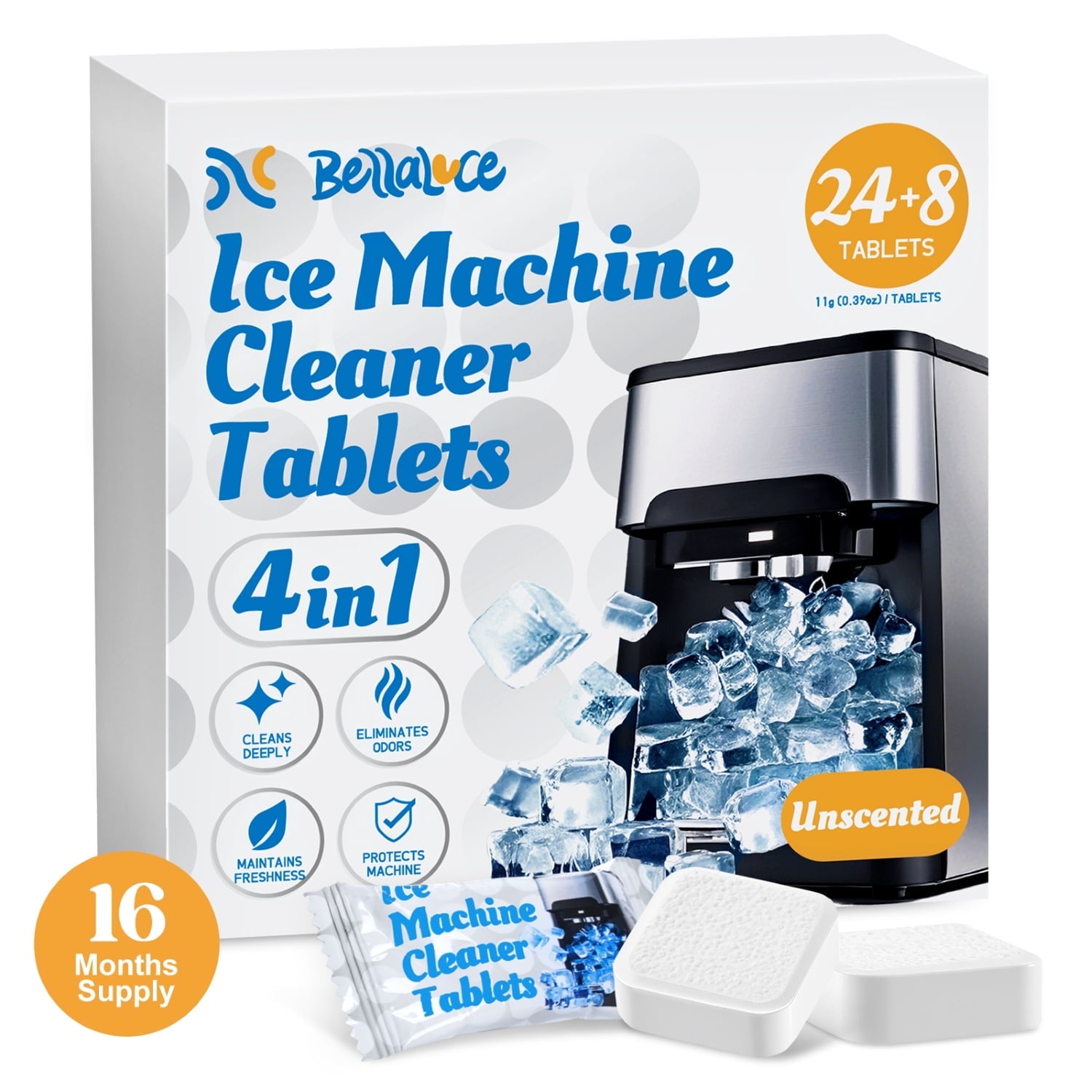 Walmart promo code:  BellaLuce Ice Machine Cleaner 32 Clean Tablets, 32 Count