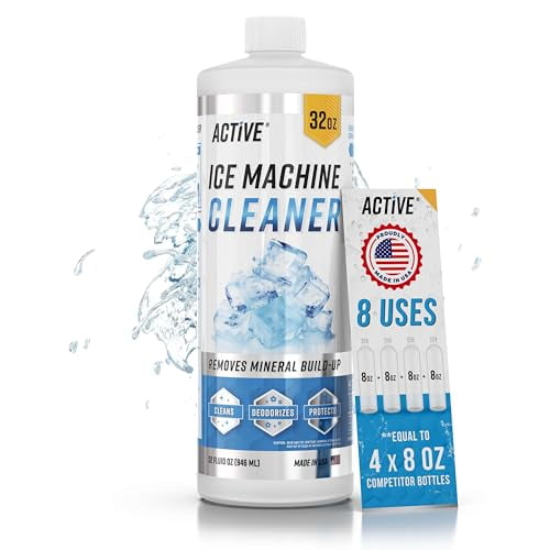 Ice Machine Cleaner Maker Descaler 32 fl oz (8 Uses) Nickel Safe Ice