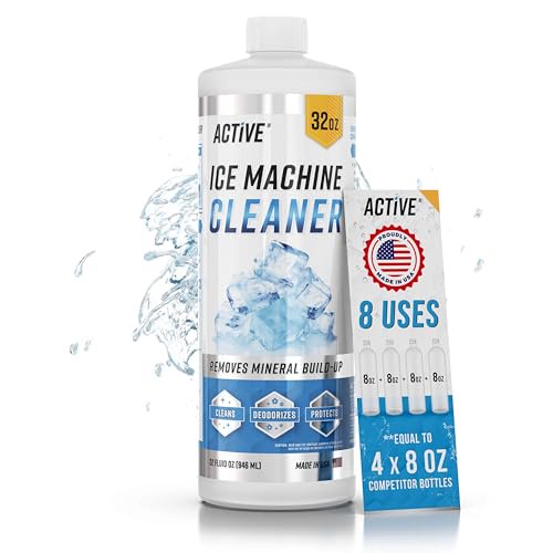 Ice Machine Cleaner Maker Descaler 32 fl oz (8 Uses) Nickel Safe Ice