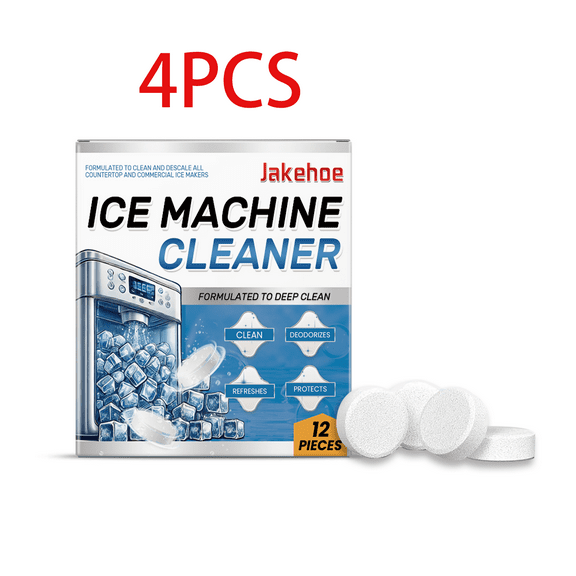 Ice Machine Cleaning Tablets,Deep Descaler, Eliminates Odors,Removes Limescale & Bacteria, Safe for All Ice Makers