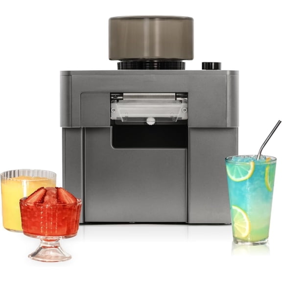 Ice Machine with 15 Ice Modes, 60s Fast Making Slushies, Smoothies, and Margaritas, for Home, or Outdoor Use