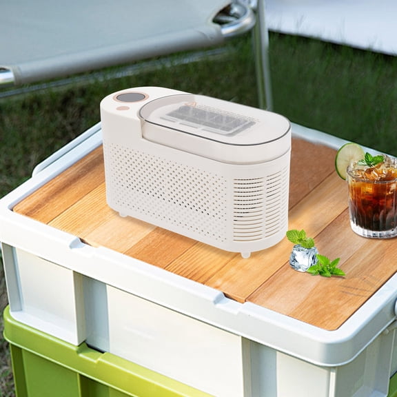 Ice Maker, 8 Cubes Mini Countertop Ice Maker, Compact Ice Machine for Home/Car/Travel