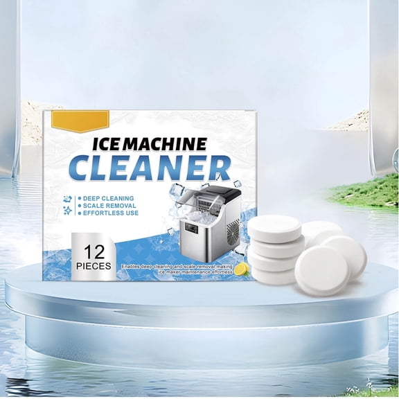 Ice Maker Cleaning Tablets for Scale and Removal  Descaler to Clean Ice Machine, Protect Components, and Maintain Fresh Great-Tasting Ice