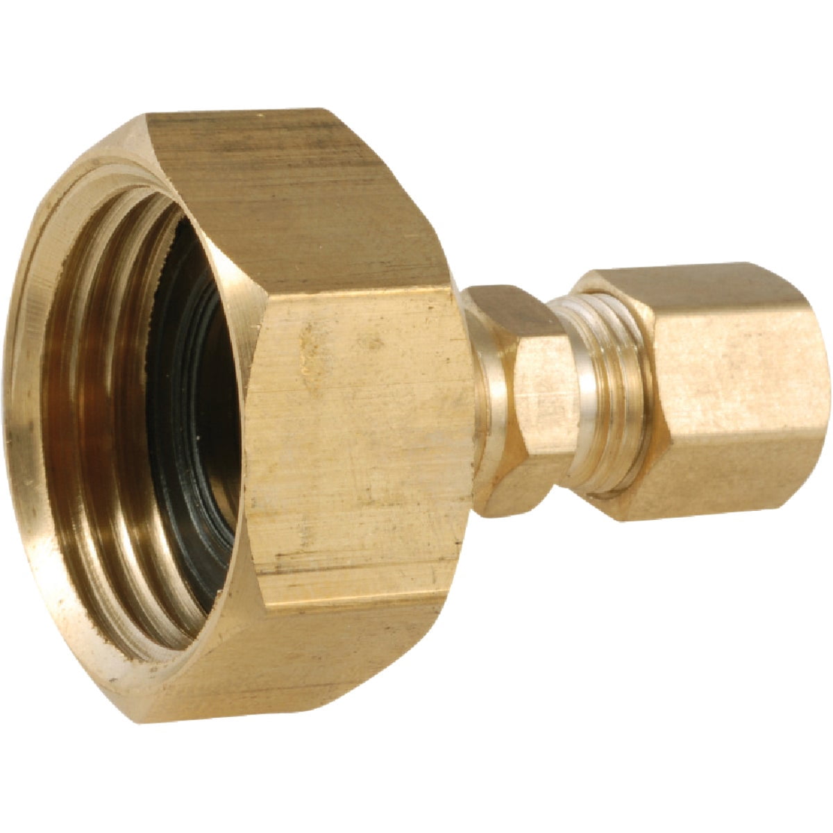 Anderson Metals Corp. Ice Maker Compression Union Brass Compression Fitting - Multicolor — Residential Use, Standard Application
