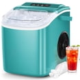 thumbnail image 1 of Ice Maker Countertop, Portable Ice Machine with Self-Cleaning, 26.5lbs/24Hrs, 9 Bullet Ice Cubes in 6 Mins, Ice Basket and Scoop, Ideal for Home, Kitchen, Bar, Camping, 1 of 12