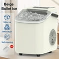 thumbnail image 1 of Ice Maker With A Handle On The Countertop. It Can Make 9 Bullet-shaped Ice Cubes In 6 Minutes, With A 24-hour Ice-making Capacity Of 26 Pounds. It Is Equipped With An Automatic Cleaning Function, 1 of 8