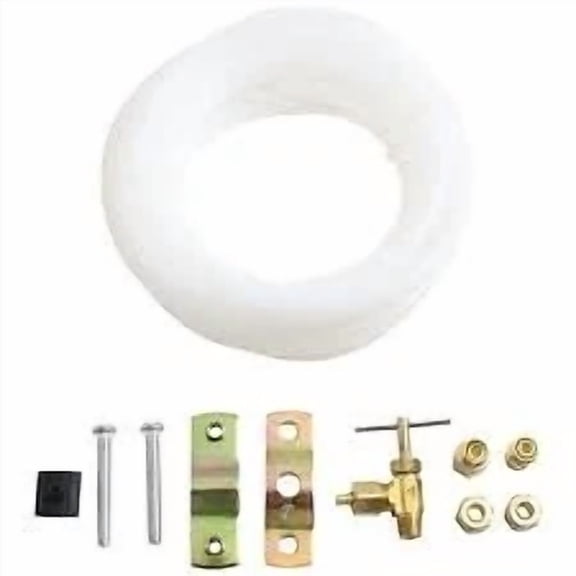 Ice Maker Installation Polyethylene Tubing Kit Includes Saddle Valve (For Connec