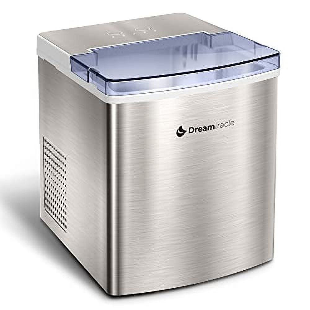 Ice Maker Machine for Countertop, Dreamiracle Ice Cubes Ready in 6 Mins