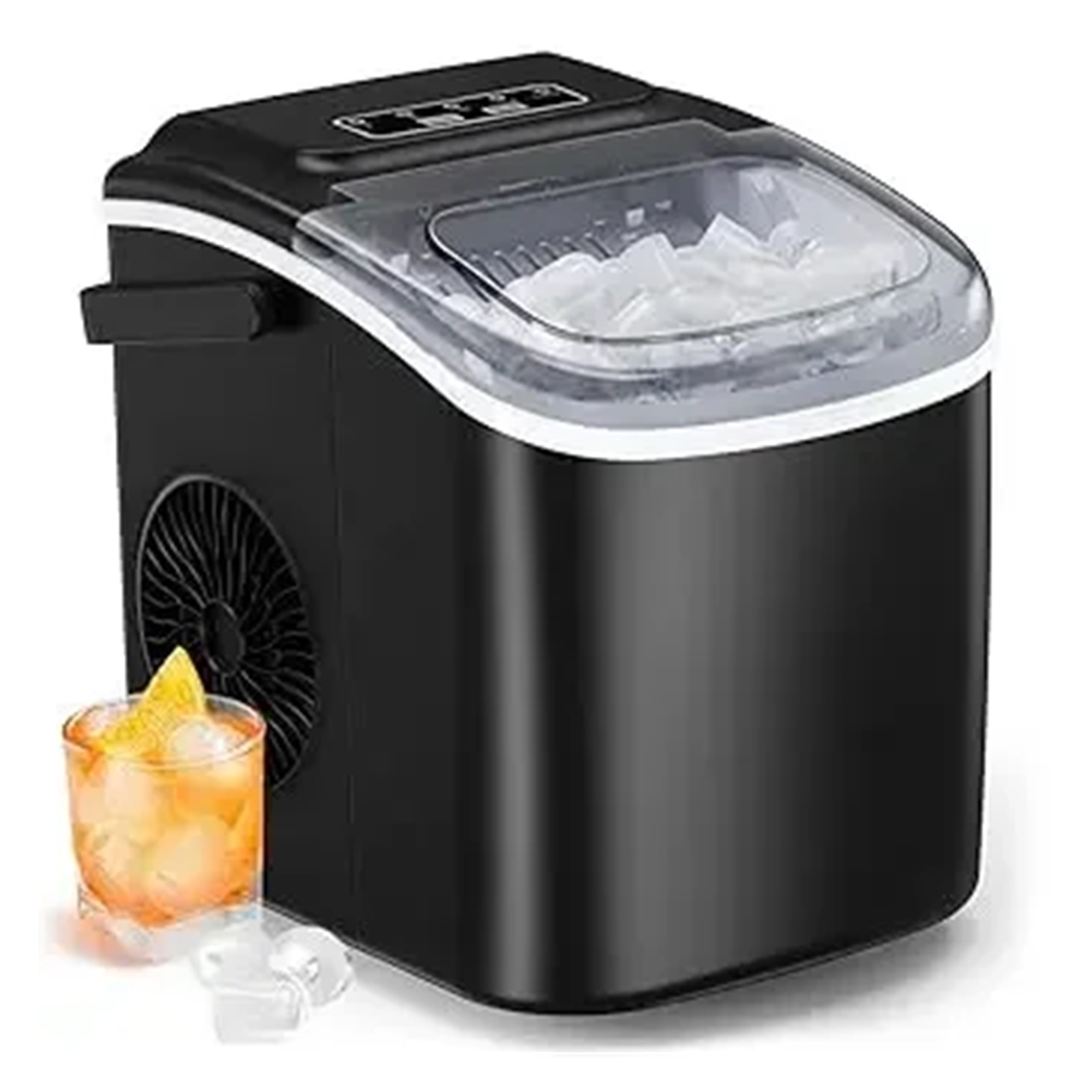 Ice Makers, Countertop, 9 s Ready In 6 Mins, 26lbs In 24Hrs, Self