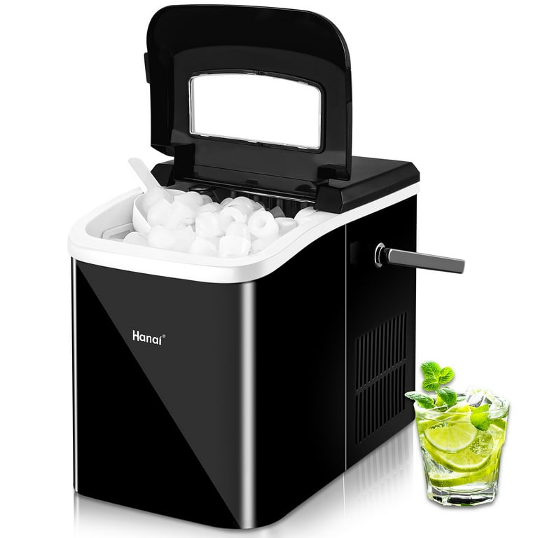 HAicom Modern Life Compact Counter Top Ice Cube Makers : : Home  & Kitchen