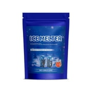Ice Melt Safer for Concrete - 100g Snow Calcium Salt Ice Melt, Salt for Snow and Ice Removal, Sidewalk Salt, Driveway Salt, Snow Melt is Effective Up to -15