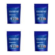 Ice Melt Safer for Concrete,Rock Salt for Snow,4pc Bag,Snow Salt Ice Melt, Salt for Snow And Ice Removal,Sidewalk Salt,Driveway Salt,Snow Melt Is Effective Up to 15,Salt Snow Melt