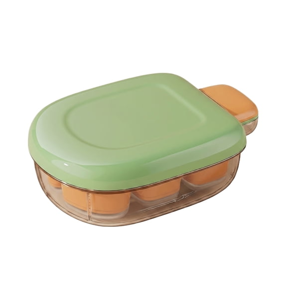 Ice Mold – 6-Grid Block Tray With Lid, Easy Release Cube Maker, Large Square Mould For Whiskey Cocktails, Durable Freezer | Portable Drink Cooling Accessory Wine, Coffee, Beverages, Kitchen, Home Bar