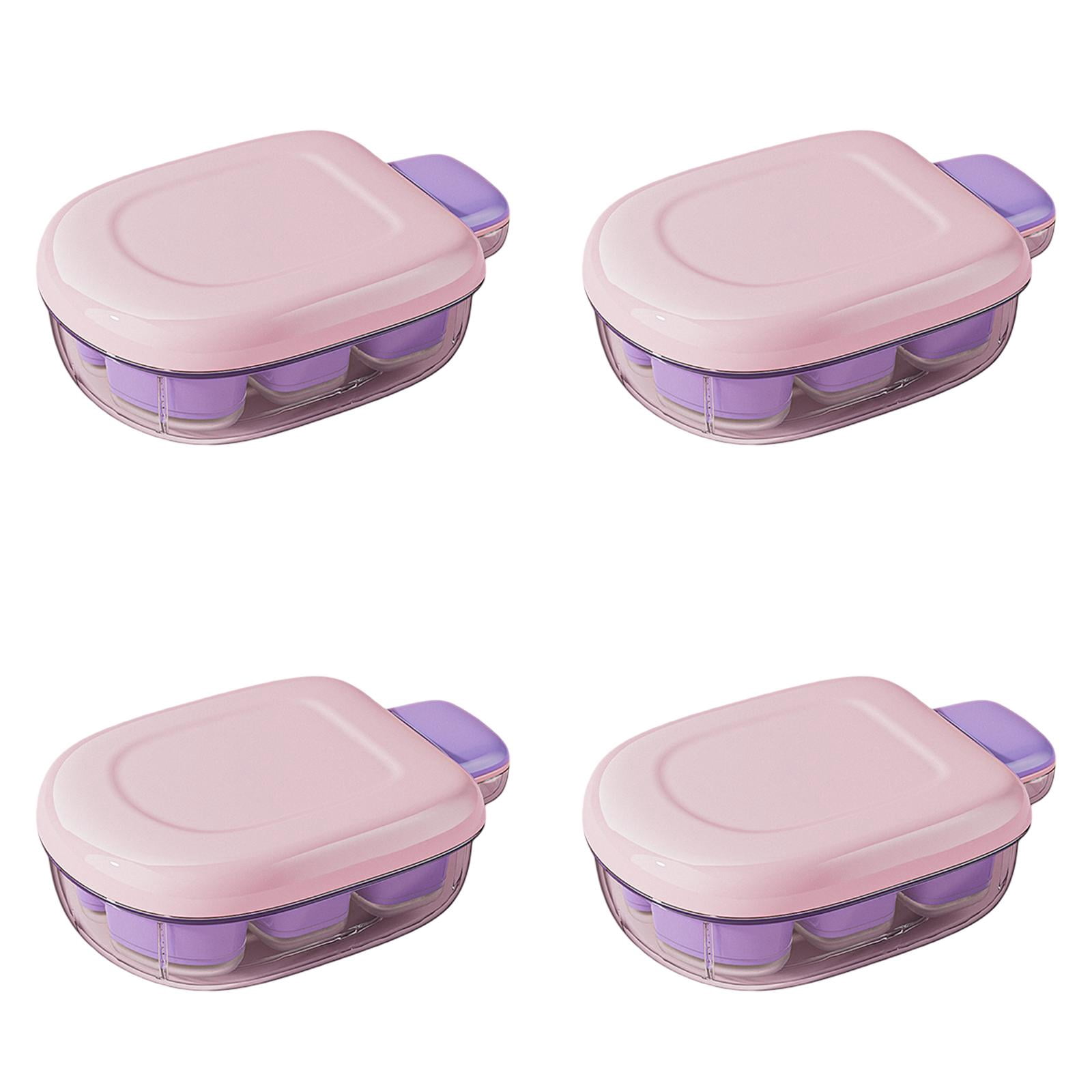 Ice Mold 6 Grid Block Tray with Lid Easy Release Cube Maker Large Square Mould for Durable Freezer Portable Drink Cooling Accessory for Coffee Beverages Kitchen Home Bar 1-4PC