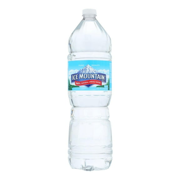 Ice Mountain 100% Natural Spring Water 1.5 L Bottle