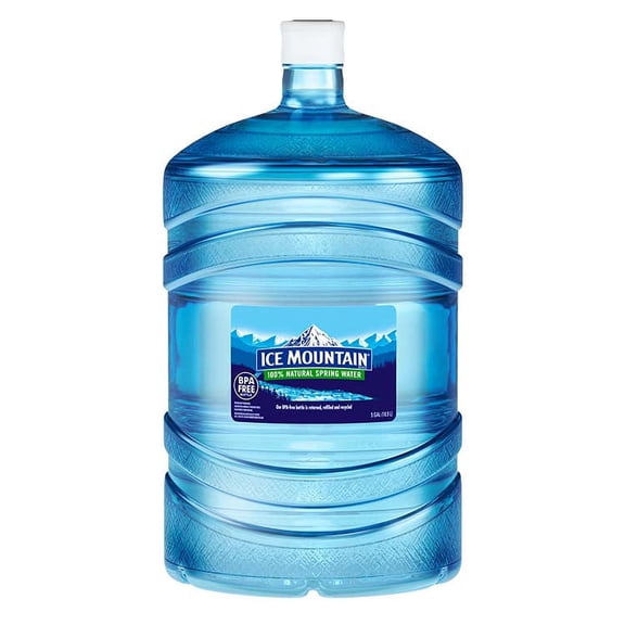 Ice Mountain 5 Gallon Spring Water and Bottle