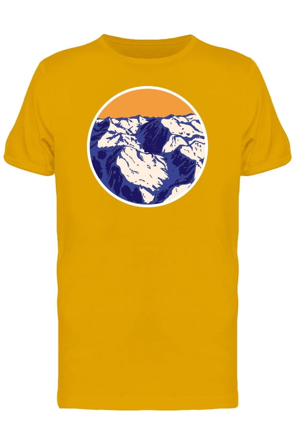 Ice Mountains Round Logo Tee Men's -Image by Shutterstock
