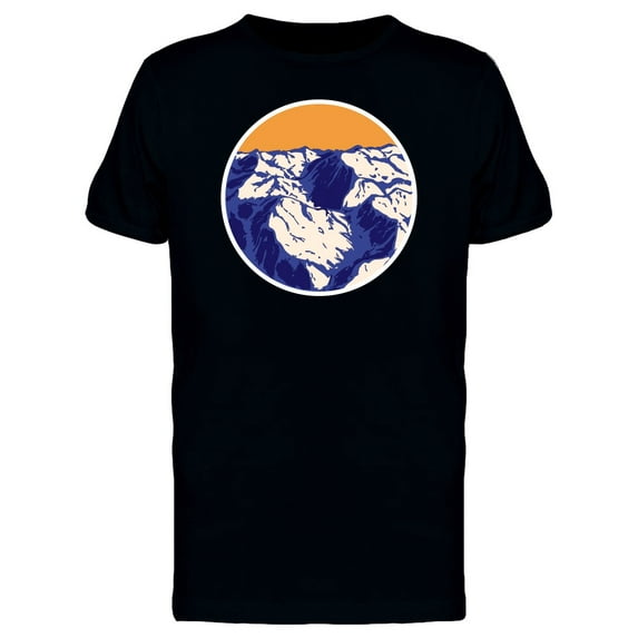 Ice Mountains Round Logo Tee Men's -Image by Shutterstock
