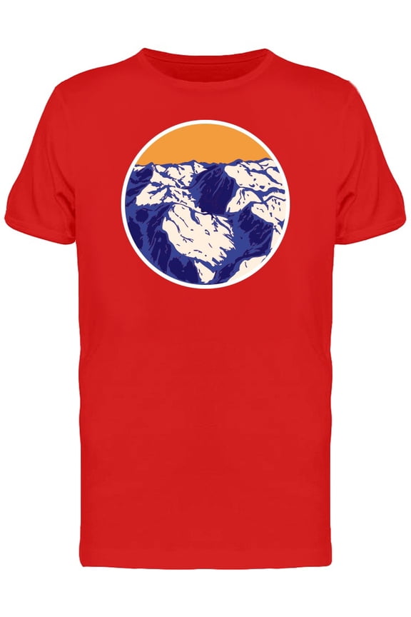 Ice Mountains Round Logo Tee Men's -Image by Shutterstock