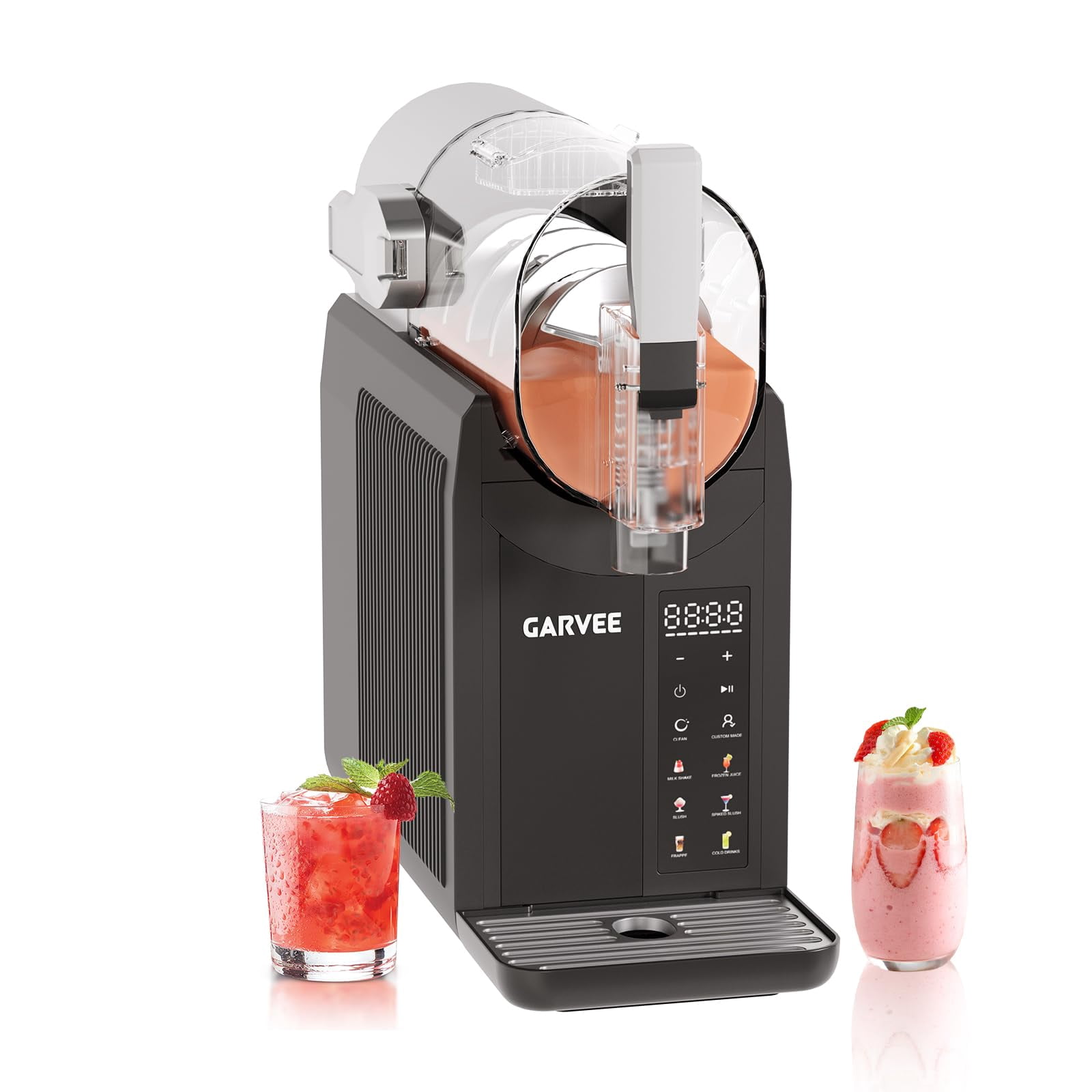 No Ice Need Slushie Machine for Home, LED Display 6 Presets Mode One ...
