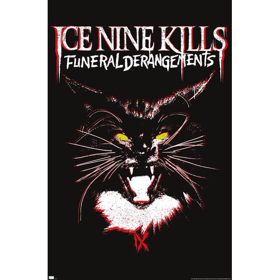 Ice Nine Kills - Cat Funeral Derangements Wall Poster, 14.725" x 22.375"