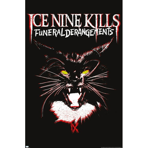 Ice Nine Kills - Cat Funeral Derangements Wall Poster, 22.375" x 34"