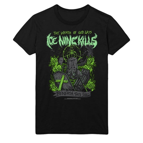 Ice Nine Kills Green Wrath Unisex T-Shirt - Black - Small