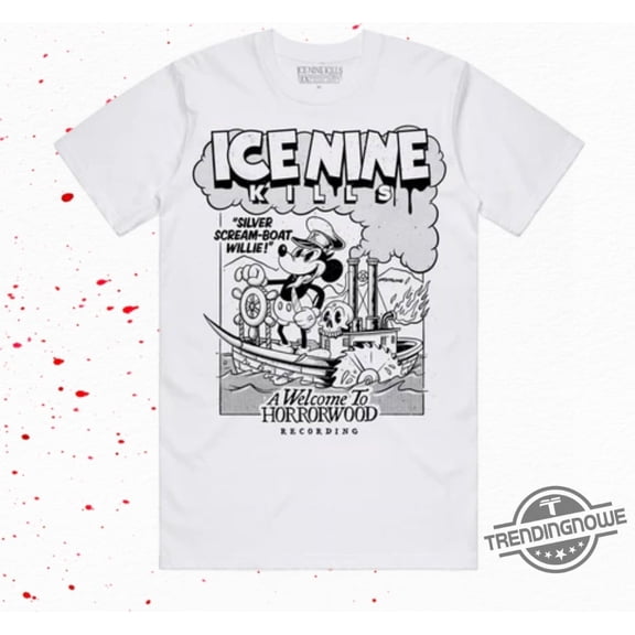 Ice Nine Kills Silver Scream Boat Willie Shirt Ice Nine Kills Shirt