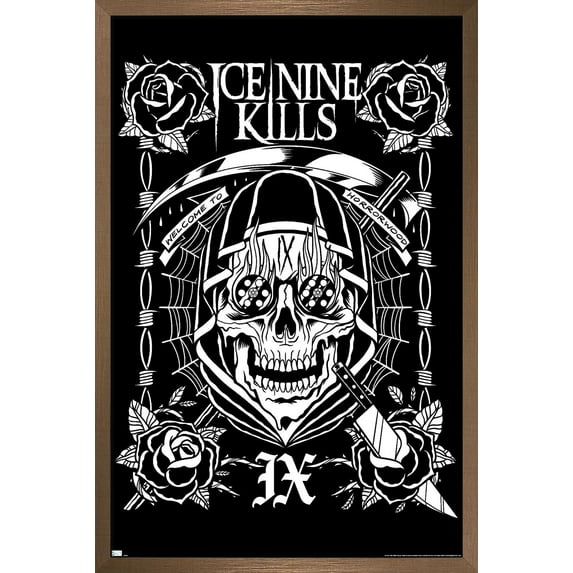 Ice Nine Kills - Skull Wall Poster, 14.725" x 22.375" Framed
