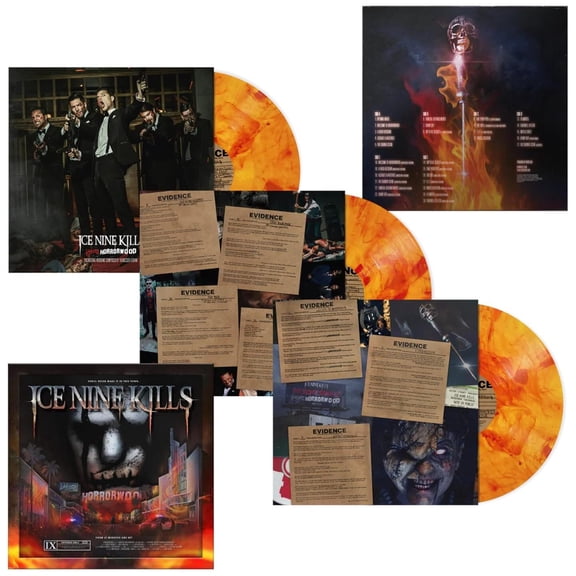 Ice Nine Kills - Welcome To Horrorwood: Under Fire   [Orange/Red Splatter 3 LP] - Music & Performance - Vinyl