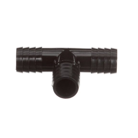 Ice O Matic 9091024-01 Barbed Tee, 5/8" Thread, Plastic