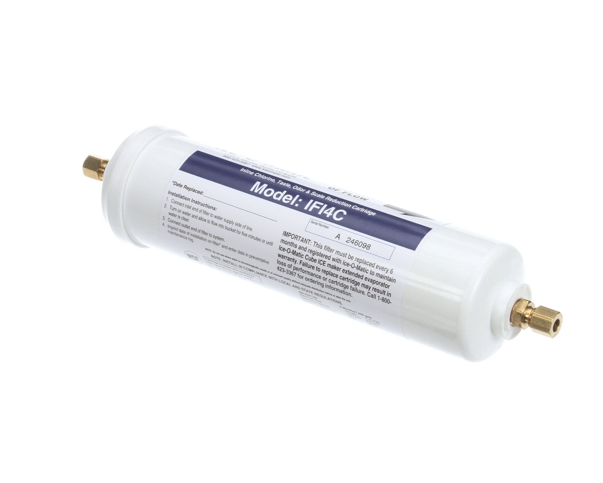 Ice O Matic IFI4C in-Line Ice-O-Matic Filter, 1/4" Size