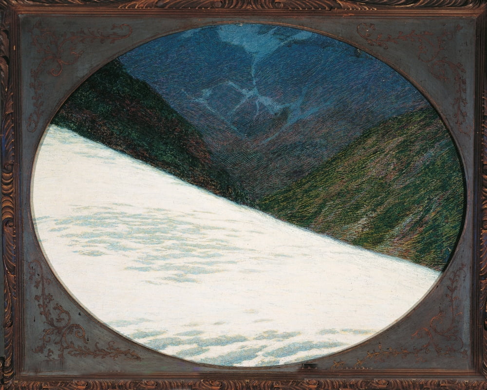 Ice Of The Forni Canvas Art - (24 x 18)