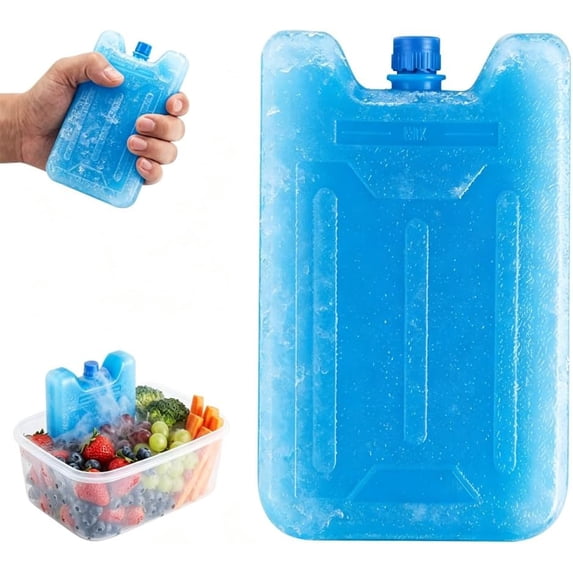 Ice Packs Cool Bag, 2026 New Reusable Refreezable Cooler Ice Pack, Long ...