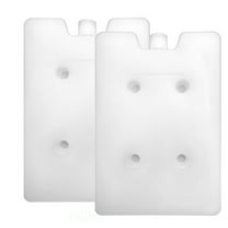 Ice Packs for Lunch Box 2 PCS Reusable Ultra-Thin Freezer Packs Long-Lasting Cool Packs for Coolers, Keep Food Fresh and Cold in Lunch Boxes and breastmilk Bags