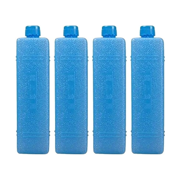 Ice Packs for Portable Air Conditioner,Ice Blocks for Portable Air Conditioner Fan,Long-Lasting Reusable Freezer Packs for Quick Cooling,Portable Freezer Blocks for Home & Outdoor(4pcs 6.2*1.5*1.5")