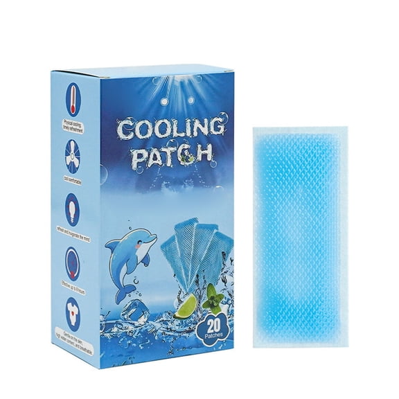 Ice Patch Summer Patch External Physical forehead Patch 20psc