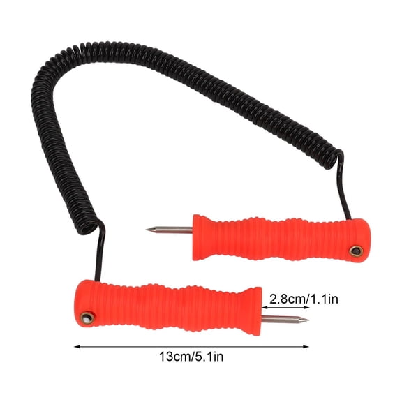 Ice Picks, Durable Stainless Steel Ice Awls with Ergonomic Handles for Skating Fishing