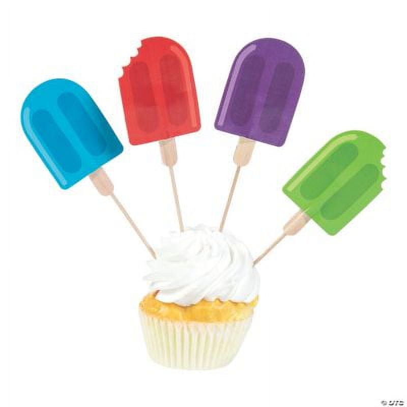Ice Pop Party Cupcake Picks, Birthday, Party Supplies, 24 Pieces