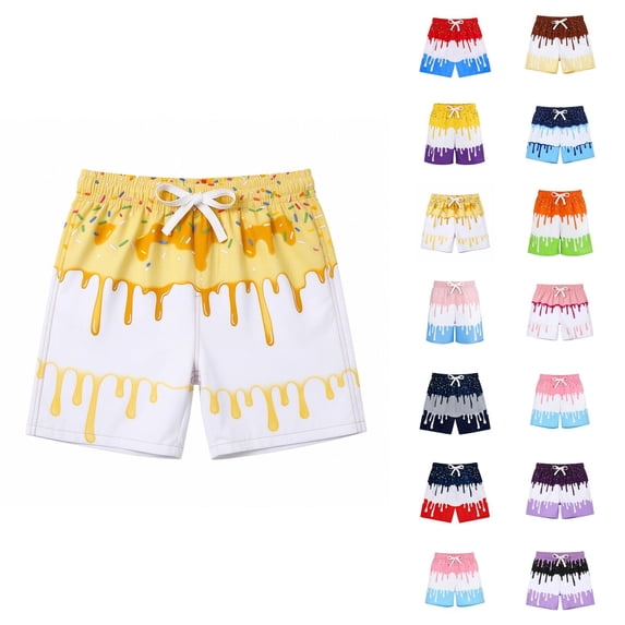 Ice Print Shorts For Boys – Lightweight Sporty Performance Shorts For Everyday Play And Practice