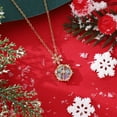 thumbnail image 1 of Ice Queen Glass Snowflake Titanium Steel Necklace, 1 of 2