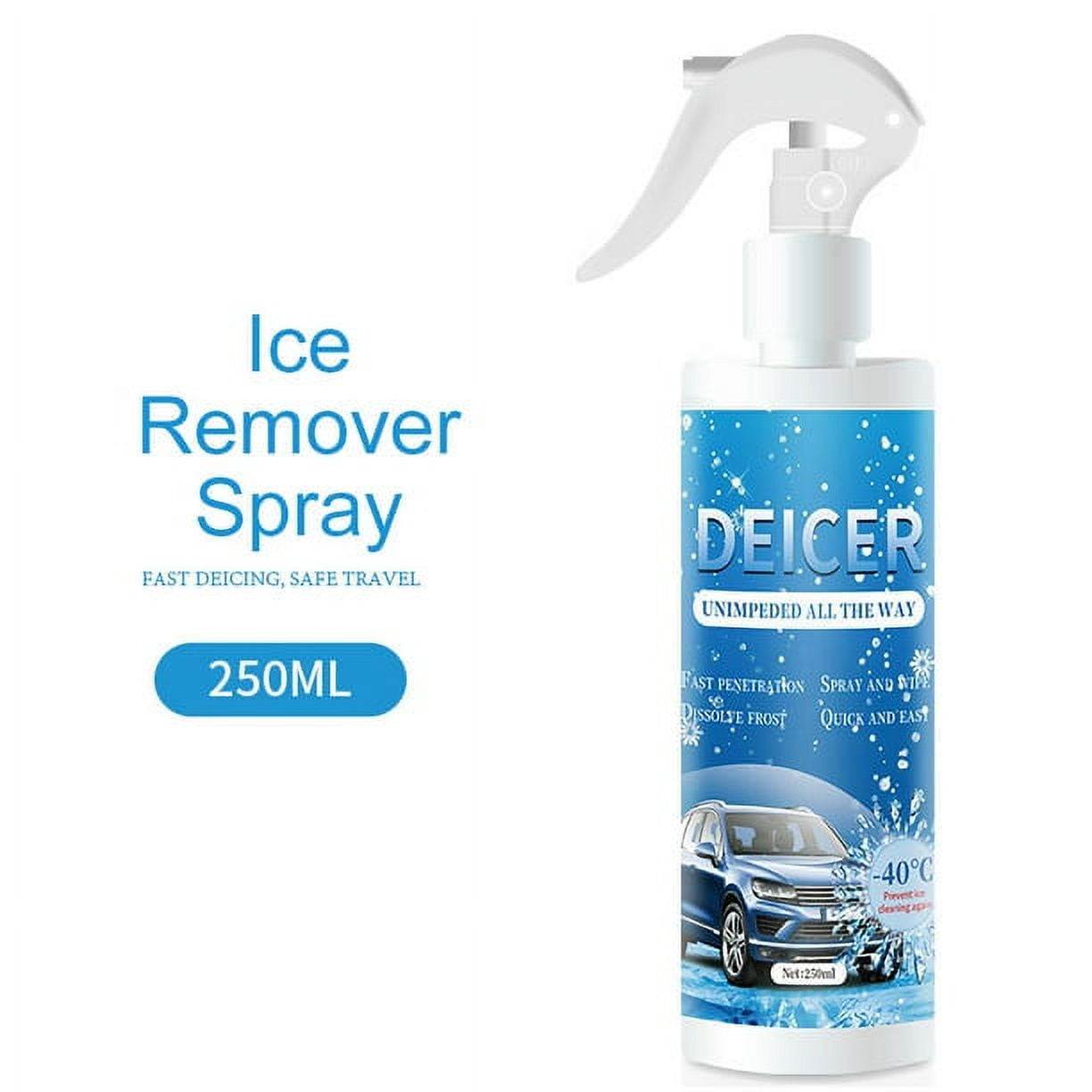 De Icer for Car Windshield Defrosting DeIcer Spray, De-icer Defrost Snow  Melting Spray Deicing Agent, Winter Car Essentials for Lock Windshield