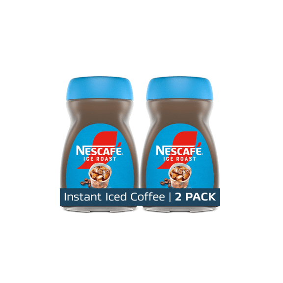 Ice Roast, Instant Iced Coffee, 2 Jars (6 Oz Each)
