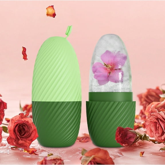 Ice Roller for Face and Eye, Upgrated Ice Face Roller,Natural Cold Therapy to Eliminate Puffiness, Dark Circles, Wrinkle - Facial Beauty Ice Roller Skin Care Tools, Silicone Ice Mold for Face Beauty