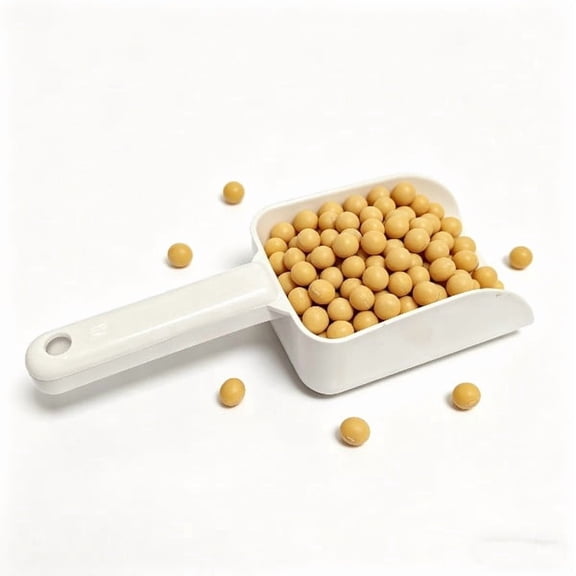 Ice Scoop Plastic Ice Cream Scoop Multi-Purpose Scooper for Ice Maker, Freezer, Kitchen Bar Party