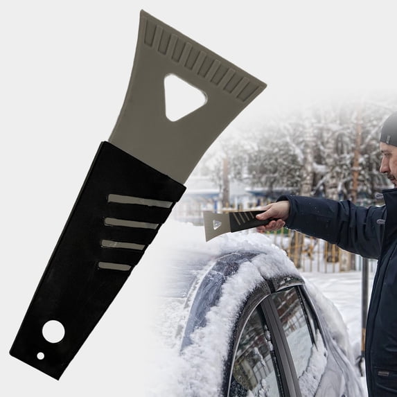 Ice Scraper for Car Windshield,Ice Crusher for Car Window,Ice Scraper for Car Windshield Plastic Frost Ice Removal Tool 7" Scraper for Car Ice Scrapers for Car Windshield Winter Cars for Suv Truck