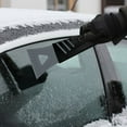 thumbnail image 1 of Ice Scraper for Car Windshield,Plastic Handheld Vehicle Window Snow Frost LCE Remover Cleaning Freezer with Non-Slip Handle, Auto Freezer Shovel Defroster, Universal Fit (Gray), 1 of 5