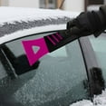thumbnail image 1 of Ice Scraper for Car Windshield,Plastic Handheld Vehicle Window Snow Frost LCE Remover Cleaning Freezer with Non-Slip Handle, Auto Freezer Shovel Defroster, Universal Fit (Hot Pink), 1 of 5